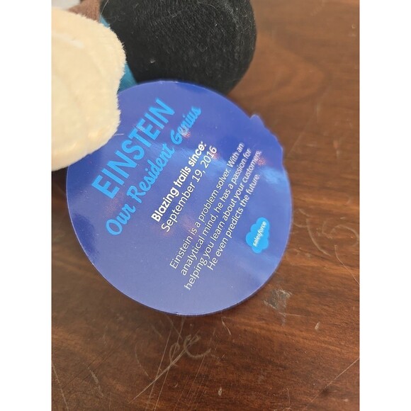 Salesforce Einstein Plush Doll Toy Stuffed 8" New AI - Picture 4 of 5